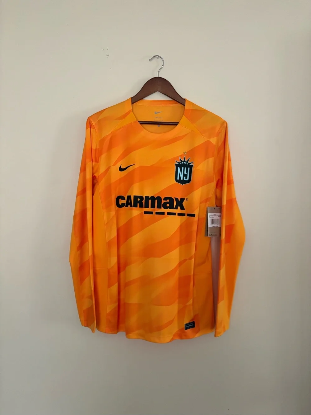 Gotham FC Long-Sleeve Football Jersey goalkeeper jersey by Nike